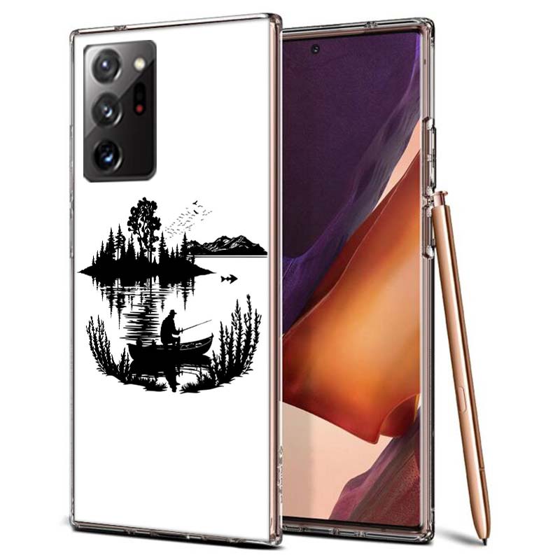 Fishing on a Fisherman's Boat Phone Case for Samsung A55 A35 A25 A15 A07 A05S A16 A17 A26 A36 A37 A56 A57 Galaxy Note 20 10 A50S