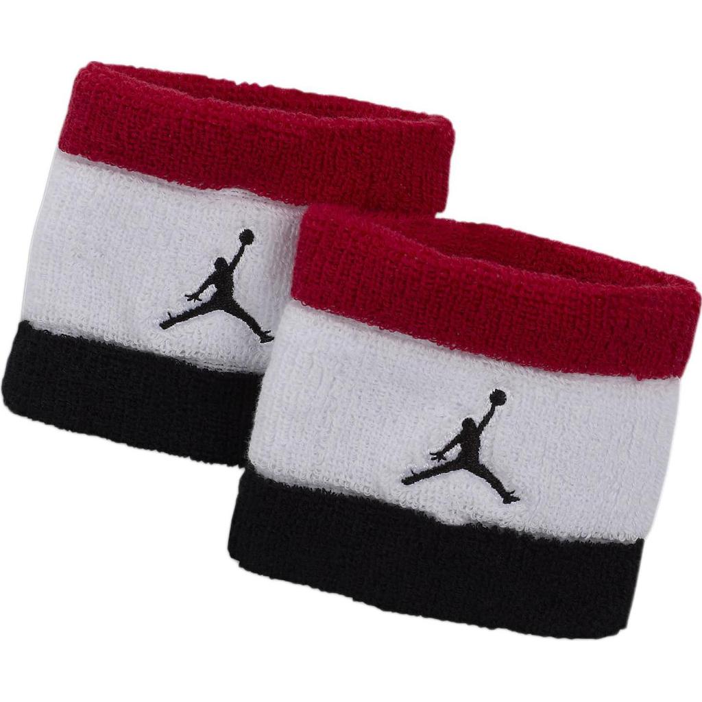 Jordan Terry Wristbands Breathable Thermal Protective Gym Red/White/Black Cotton Unisex DV4207-624