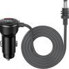 Ethernet Mini 3-in-1 Digital Display Car Cigarette Lighter DC Power Cord (3M)
