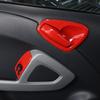 Cubiertas Adhesivas para Molduras de Manijas Interiores de Puerta de Coche ABS Aptas Para Mercedes Benz Smart 451 Fortwo 2010-2015 Interior de Coche