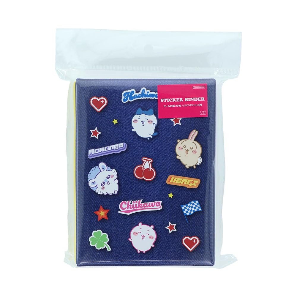 Sun-Star Stationery ChiiKawa Goods Sticker Binder Denim S2176165