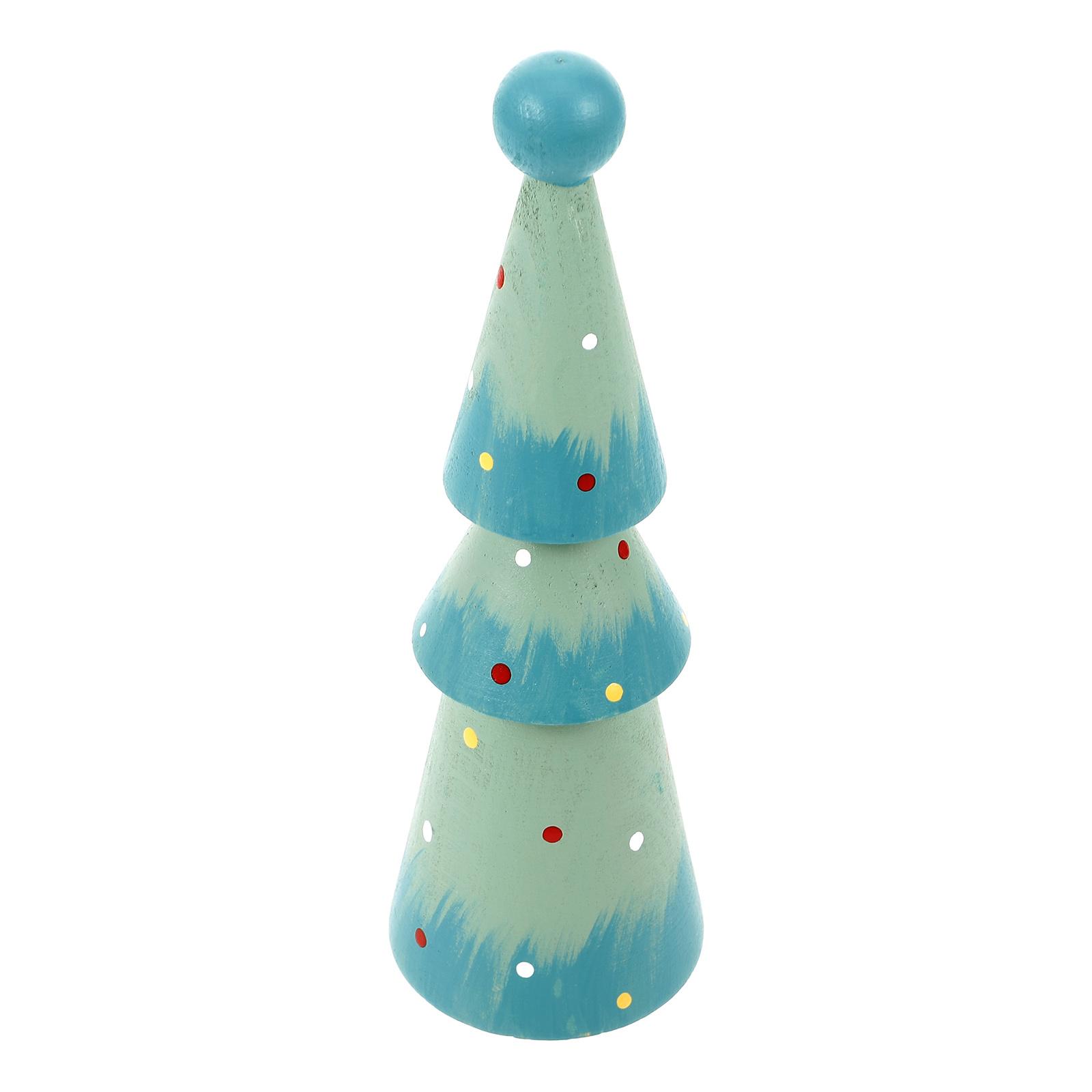 

Wood Christmas Tree Ornament Desktop Xmas Decoration Tabletop Miniature Tree Perfect Festival Atmosphere Xmas Party Decor other