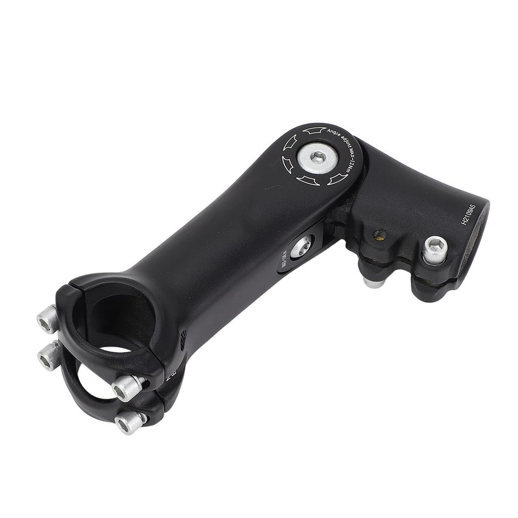 Adjustable Bike Stem 90 Degree Aluminum Alloy Bike Handlebar Riser Extender for Mountain Bikes 28.6x31.8/110