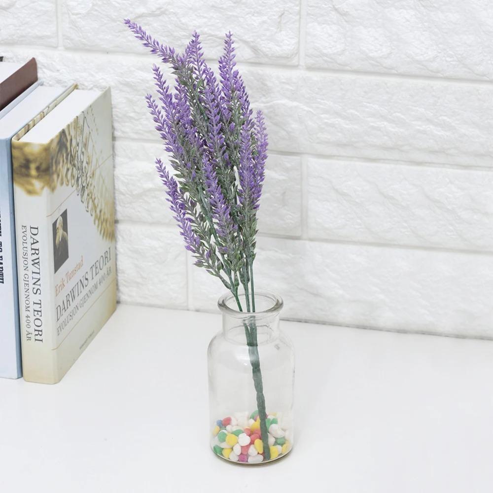 Plastic Lavendel Provence Bruiloft Nepplanten Handwerk Kunstbloemen Tafeldecoratie