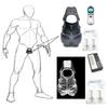Manyjoy Second-generation Electro Shock TPR Cock Cage Penis Stimulate Ball Stretcher Scrotum Bondage Power Supply Bondage Male