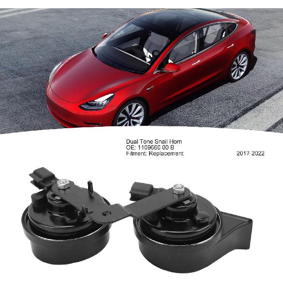 Car Snail Horn for 2017‑2022, Dual Tone Snail Horn with Bracket High Low Tone 1109660 00 B