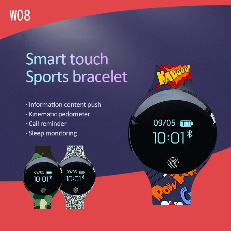 H8 Smart Bracelet Bluetooth Pedometer Sports Bracelet Pattern uygun
