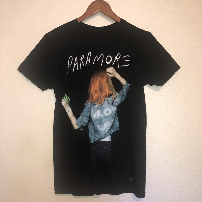 VTG Paramore American Rock Band Monumentour Concert Tour Short Sleeve Cotton T-shirt Summer Men Women Retro Y2K Streetwear