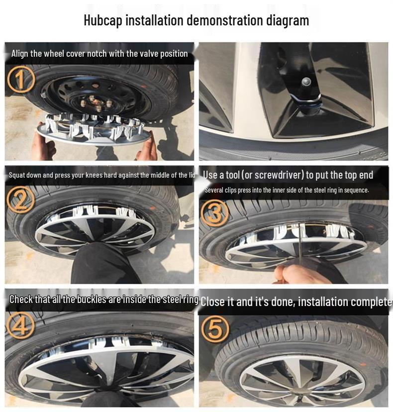 Honda Fit 03-08 Banden- en Wielhoes voor Drie-Box/Twee-Box Modellen, 14-Inch