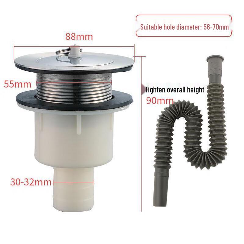 Bangwo Type 50 Sink Drainer and Waste Pipe Kit
