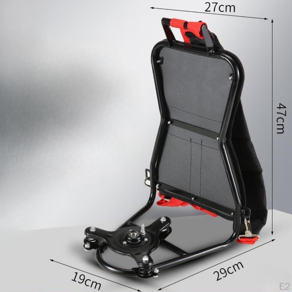 Freischneider Rucksack-System mit Dreieck-Basis Universelle Passform Ergonomisch für 2/4 Takt Zubehör