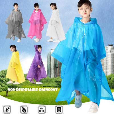 New EVA Kids Raincoat Full Body Non-disposable One-Piece Raincoat Thickening Convenient Rain Gear Unisex
