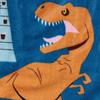 Marushin Jurassic World Wrap 60cm Wearable Bath Wrap for Girls and 4985005000 Towel, Long, Children's Towel, Towel, Boys,