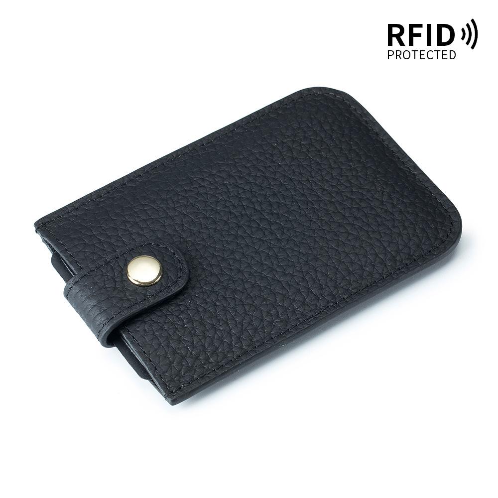 

Multi-card pumping card bag RFID new business card bag portable ultra-thin change bag female wholesale чёрный