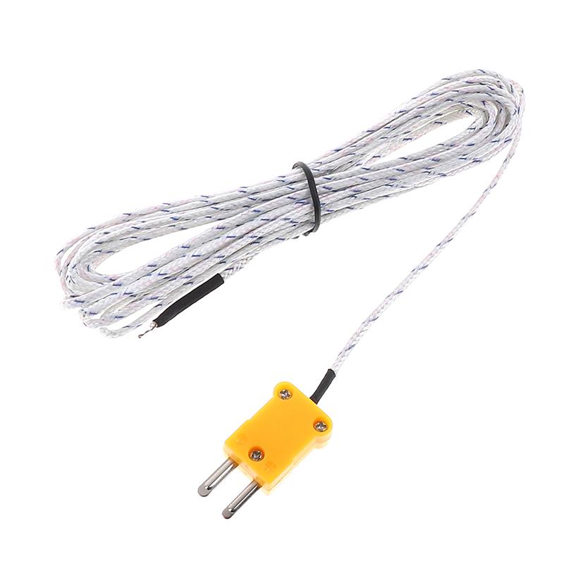 1Pc 5M K Type Temperatursensor Termoelement Sondekabelledning