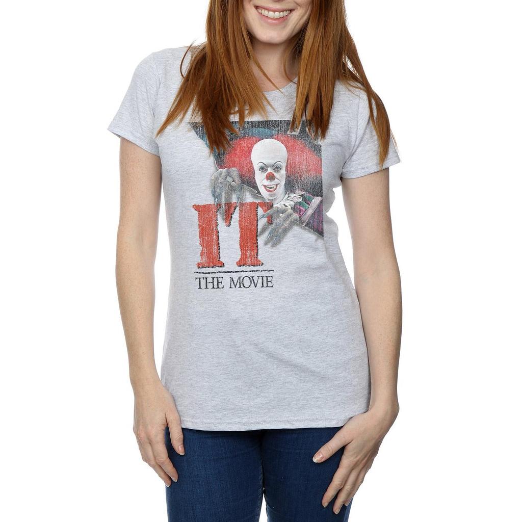 It (1990) Womens/Ladies Distressed Poster Cotton T-Shirt