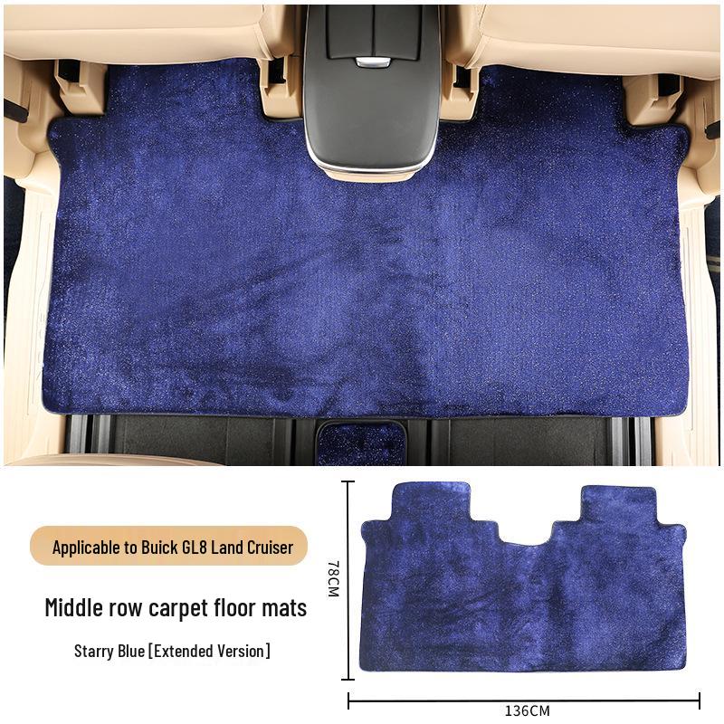 25 Buick GL8 Luxgen PHEV Middle Row Carpet Floor Mats - Interior Upgrade