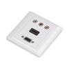 VGA 3 RC A   Video Wall Plate 1080P AV Wall Socket with High   ABS Plastic for Home Theater HDTV Set Top Box Digital TV