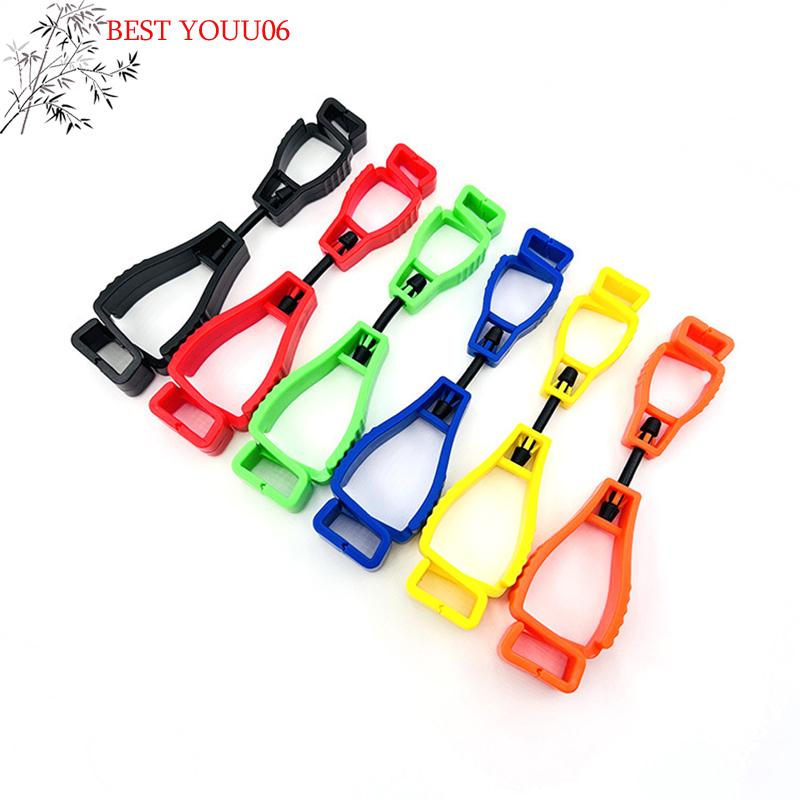 Hot Safety Glove Clip Hanger Glove Holder Plastic Working Gloves Clips Work Clamp Safety Work Glove Guard Multifunctional Tool
