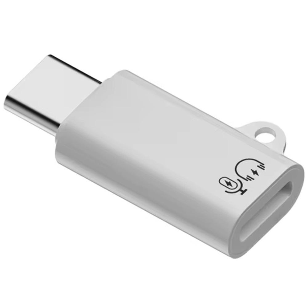 

Для iPhone Адаптер аудіо гніздо до USB-C штекер OTG-конвертер (З петлею для шнурка) As Shown A