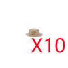 MOC Figure Soldato Città Casco Blocchi da Costruzione Accessori Cappellino da Baseball Sci Cappello da Strega Cowboy Ufficiale USA Bandito Mattoncino Giocattolo Regalo J022