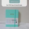 B6 Soft Leather Notebook with Thickened Inner Pages and Binding Strap, Portable Diary