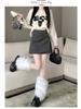 Sequin Tweed High-Waisted Irregular A-Line Slimming Skirt - Autumn/Winter 2025 Collection