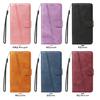 Emboss Lines Cards Solt Wallet Book Flip Leather Case For Samsung Galaxy S24 Ultra S23 Plus S22 S21 A55 A35 A25 A15 A14 Cover