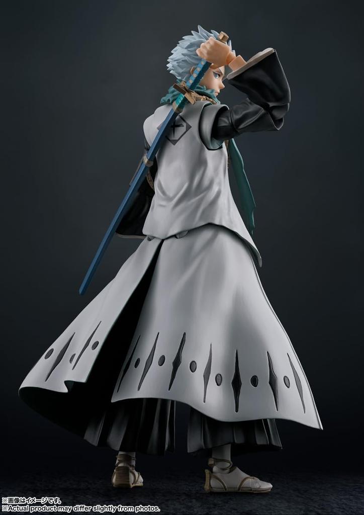 TAMASHII NATIONS BLEACH Toshiro Hitsugaya ca. 135 mm bemalte bewegliche Figur SHFiguarts PVC&ABS