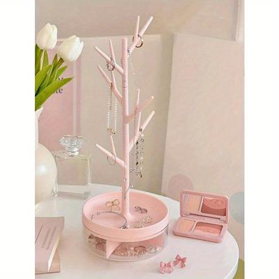 1pc Jewelry Storage Display Stand For Necklaces, Bracelets, Earrings And Rings Back To School