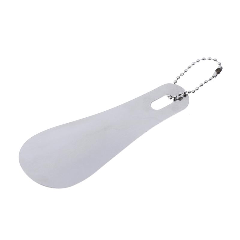1PC 10cm 4" Stainless Steel Shoe Horn Long Shoespooner Spoon Mini