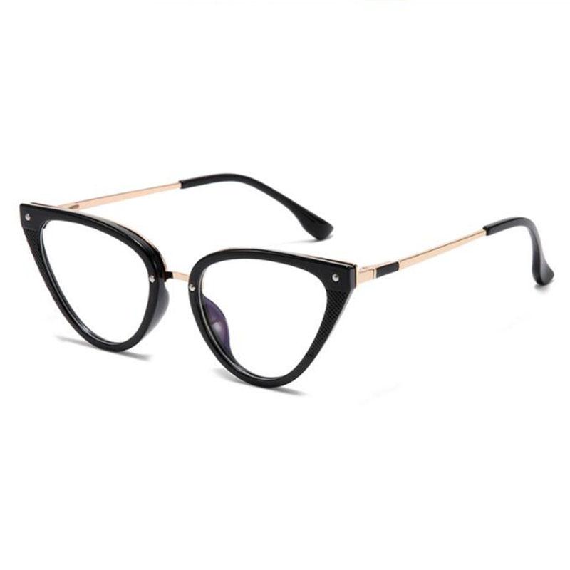 

Винтажные женские очки Кошачий глаз Треугольные очки Хрустальные очки Очки для миопии Диоптрии Минус -1.0 -1.5 -2.0 До -6.0 0