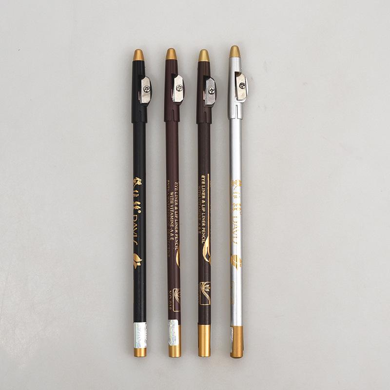 Vanntett Eyeliner Øyenbrynspenn Langvarig, Smudgesikker, Svart/Brun