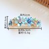 Korean Colored Wreath, Headgear, Hairpin, Female High-End Hairpin, Dopamine Back Of Head, Ponytail Hairpin, Hair Accessory.