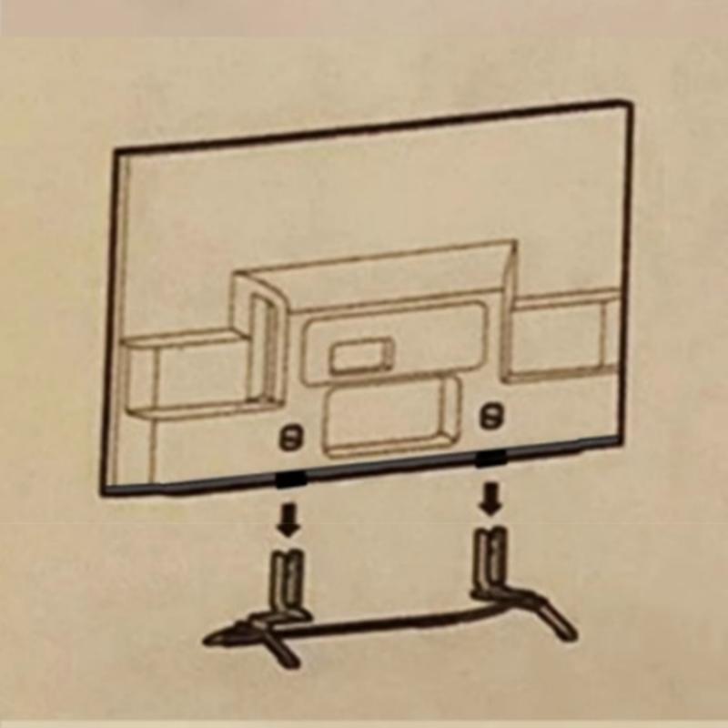 1Pair Tv Base Stand Bracket Fit For Tv Dock Parts Kdl-32 42 50 55W 650A 680A 700B 800B 600A