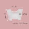4 Pairs SEBS Arch Support Orthopedic Pads for Women Men Foot Varus Vaus O-Type Leg Correction(White )