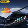 NNBILI 100W USB C To USBC Cable Mobile Cellphone Fast Charging Data Cord for iPhone 15 Samsung Huawei POCO Xiaomi 14 Data Cord