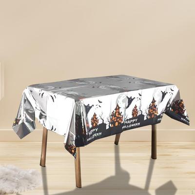 Halloween Tablecloth Castle Pattern Creative Home Decor for Party
