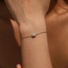 MODIAN 1CT Oval Moissanite Bracelet 925 Silver Trendy Temperament Link Chain Bracelet For Women Fine Jewelry