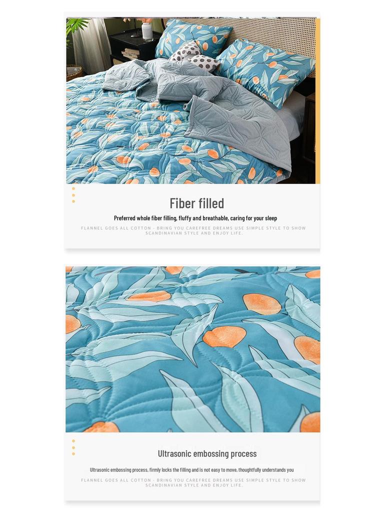 Gift Box: Washed Cotton Summer Quilt - Perfect for Anniversaries and Cool Nights