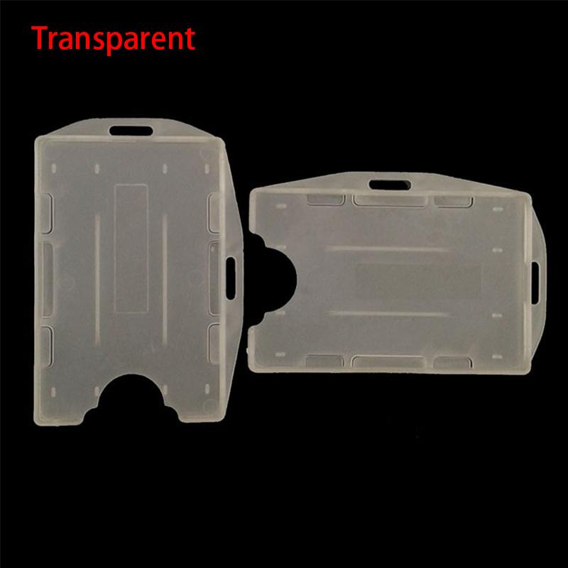 E-outstanding 5pcs Horizontal Half Card Badge Holder for Swipe ID Cards Frosted Translucent PC Rigid Plastic Office Suppliers E-outstanding 5pcs Horizontal Half Card Badge Holder for Swipe ID Cards Frosted Translucent PC Rigid Plastic Office Suppliers