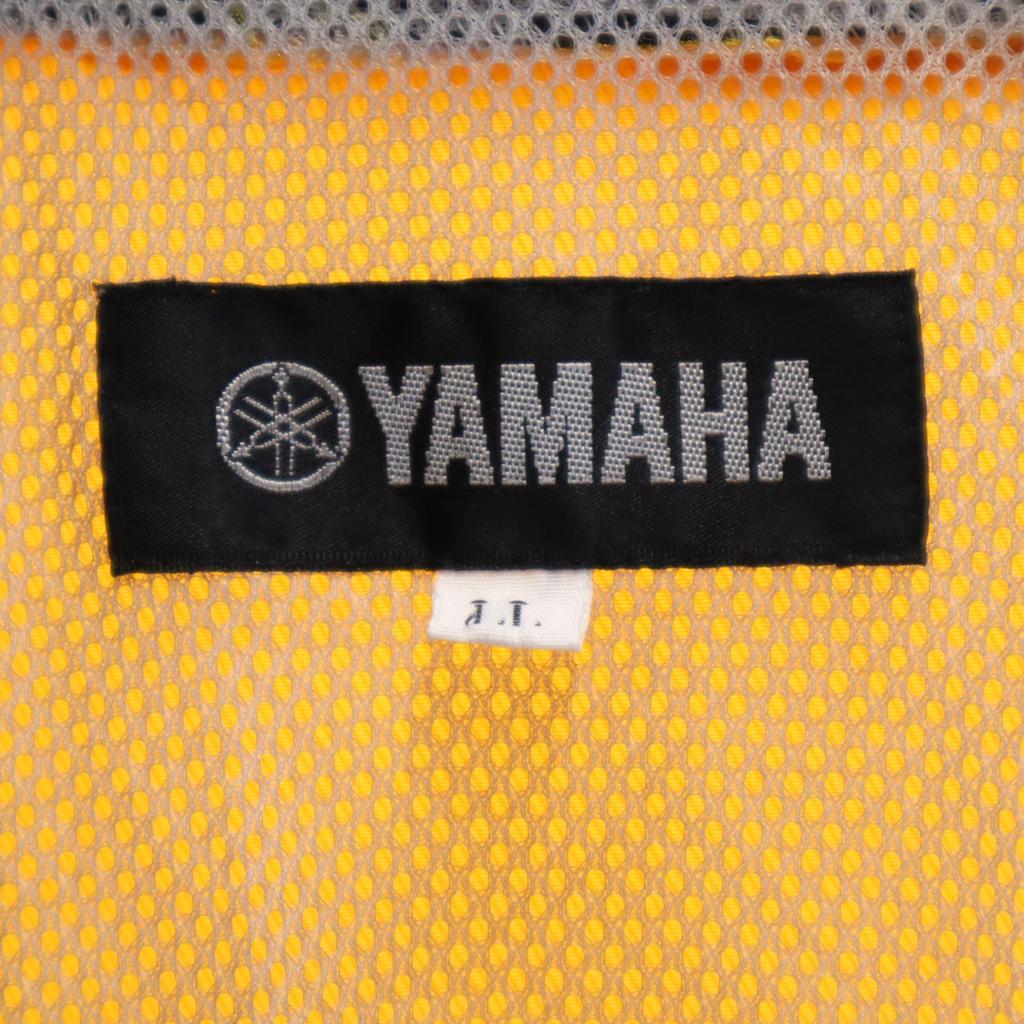 YAMAHA Windbreaker LL Yellow Mesh Lining Men's Used