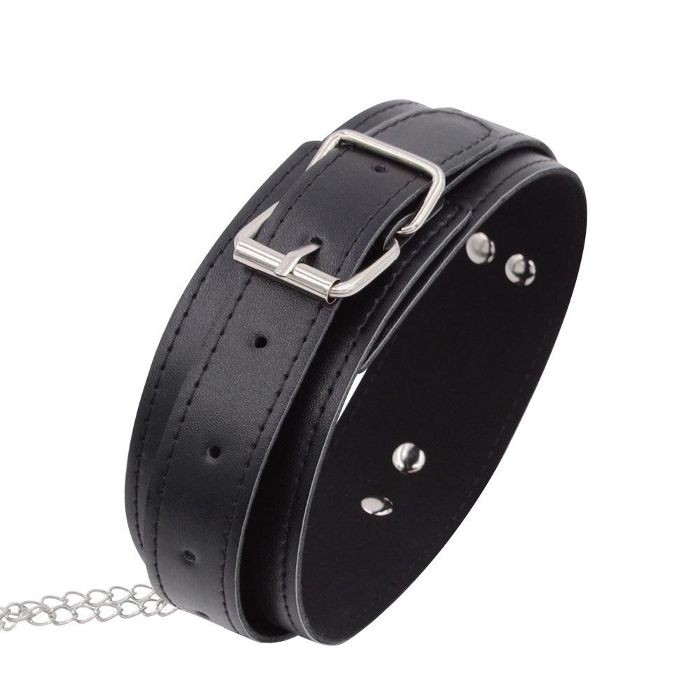 SM Female Slave Training Props Sexy Nipple Clamp Collar Binding Suit Sex Toy Couple Sex Product