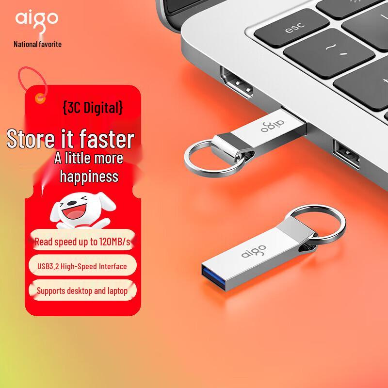 

Aigo U310 USB 3.2 High-Speed Metal Flash Drive
