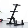 Universal Barbell and Weight Plate Storage Rack