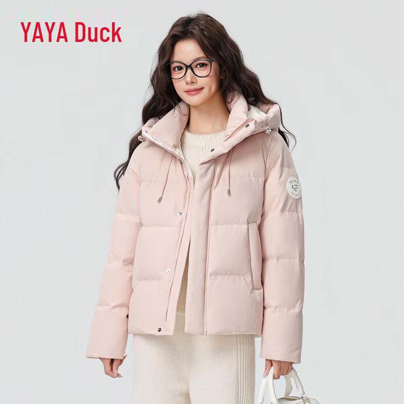 YAYA Women's Hooded Short Puffer Down Jacket