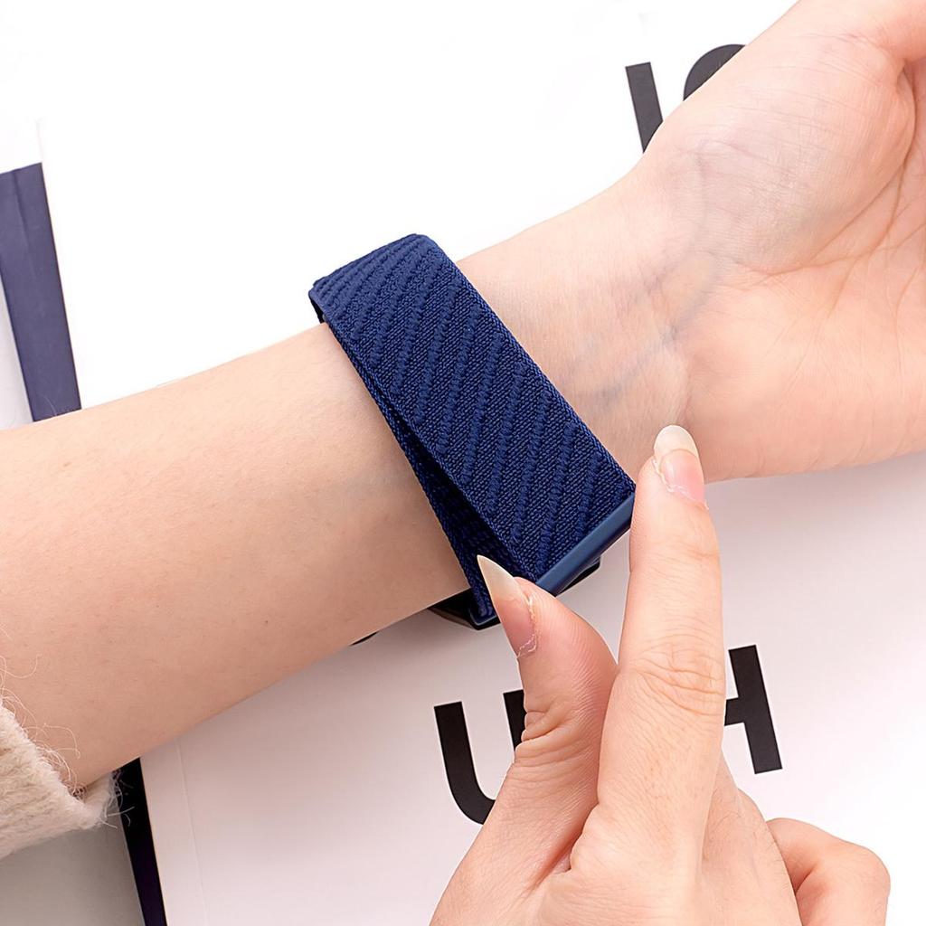 22mm Watch Band For Huawei Watch GT 5 Pro 46mm/GT 5 46mm/GT 4 46mm/Watch 4/Samsung Galaxy Watch3 Nylon Loop Strap