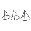 4PCS Triangular Avocado Pit Starter Rack Iron Stable Avocado Pit Starter Holder Convenient Black