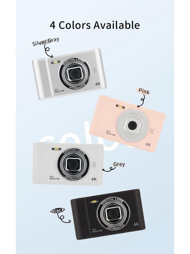 Retro Portable CCD HD Student Camera - Compact & Affordable