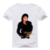 Individuelles Michael Jackson Unisex T-Shirt Weiß L
